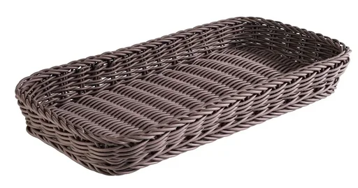 "PROFI LINE basket, brown, 40 x 20 x 5 cm image"