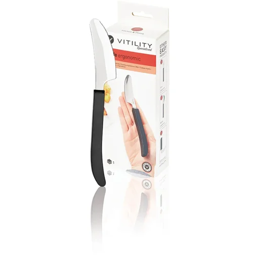 "Cutlery - Knife Ergonomic Black/Aluminum image"