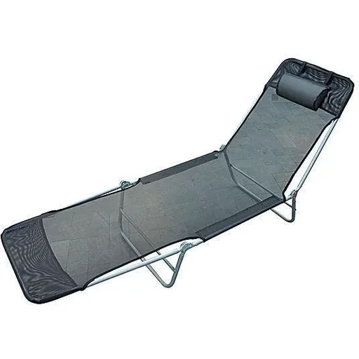 "Foldable garden lounger image"