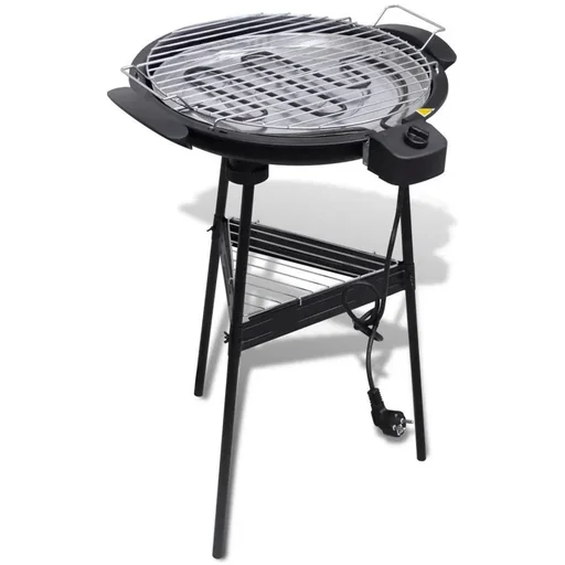 "Electric standing round barbecue image"