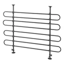 Luggage & dog guard, 2x4 rows of tubes
