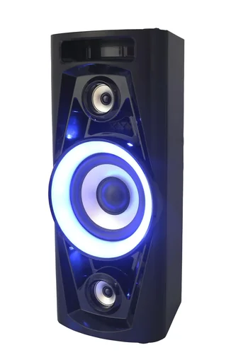 "Disco sound machine with Bluetooth, radio and battery image"