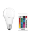 LED lamp Star with remote control, 9 watts, E27, warm white, RGB dimmable