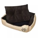 Dog basket brown and beige XXL