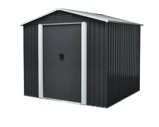 "Tool shed Dresden II 106, slate/cream image"