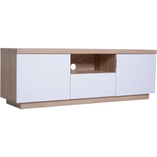 "TV table TV cabinet TV board Lowboard TV cabinet Base cabinet 1 x drawer 2 x cabinets 150 x 39 x 50 cm image"