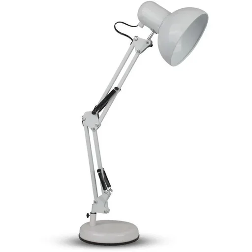 "VT-7512 Desk lamp - Table lamp with adjustable arm - white - E27 image"