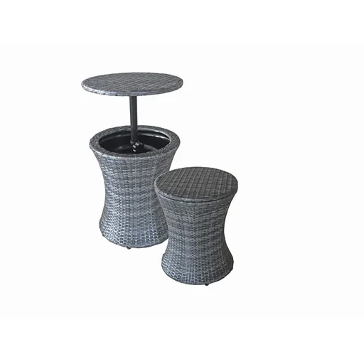 "Garden table "Mumbai" with drinks cooler image"