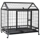 Dog bench with wheels robust 98x