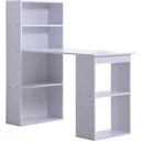 Laptop table with office shelf