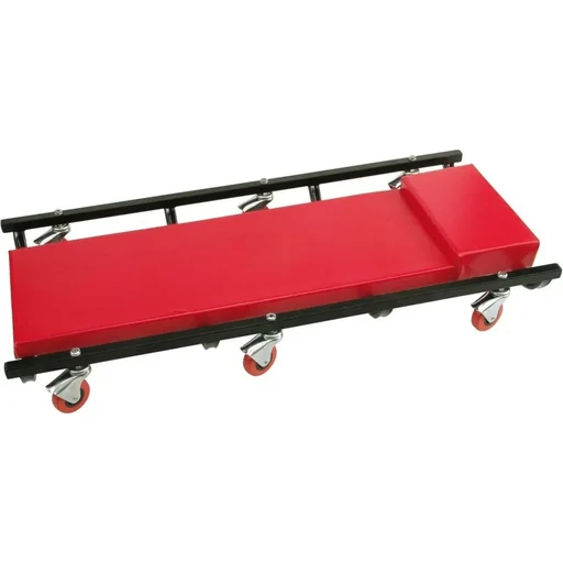 "Lounger / Mechanical Bed - with wheels - 93x44x10.5cm image"