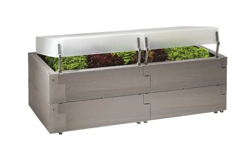 "Raised bed "TIMBER" complete set, wood look Nordic Wood image"