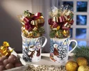 Cup set "Winter Children", 2 pieces