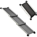 Loading ramp dog stairs foldable 159 x 42 x 11.5cm, black