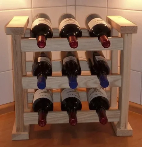 "Kitchen wine rack "Bordeaux" image"