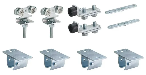 "Sliding gate fitting type 40 for 1 m sliding gate for ceiling mounting image"