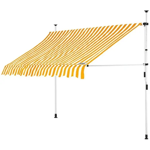 "Klem sun sail yellow/white 250cm image"