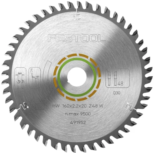 "Fine-tooth saw blade HW 160 x 2.2 x 20 W48 image"