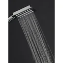 Luxury XL shower set with rain shower (square)