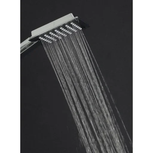 "Luxury XL shower set with rain shower (square) image"