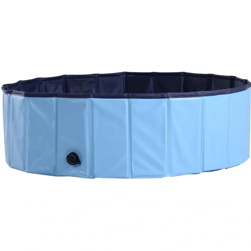 "Dog pool swimming pool 140cm light blue image"
