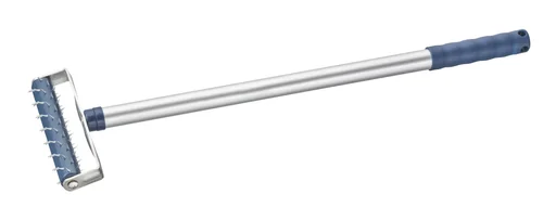 "Hedgehog roller 15 cm plastic aluminum handle image"