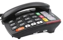 Large button telephone with extra large buttons and 3 emergency buttons.