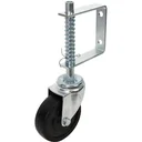 Fixman spring-loaded fence castor 100 mm, 57 kg
