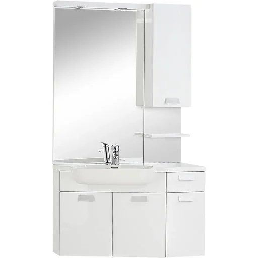 "Fabulous bathroom furniture left 100cm image"