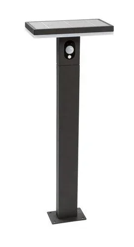 "Solar LED base ARIANE with sensor, black, 3.3 watts, 210 lm, warm white image"