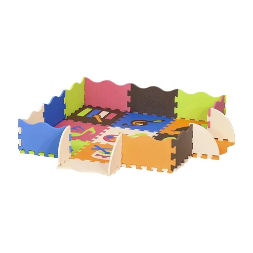 "Puzzle mat 25 pieces with musical instruments children's play carpet mat play mat floor protection mat floor mat for 0-14 years image"