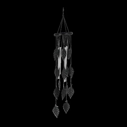 "Wind chime leaves image"