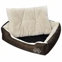 Dog bed with pillow L