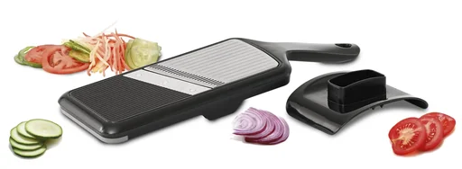 "Vegetable slicer, julienne, small, black/silver image"