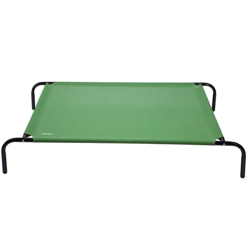 "Cadoca Raised Pet Bed L GREEN 110x70x20cm image"