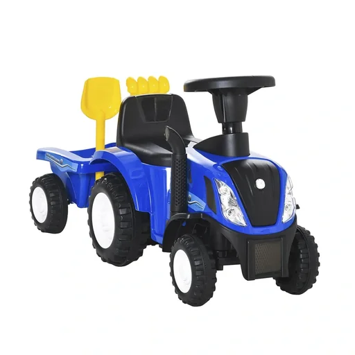 "Children's ride-on car NEW HOLLAND ride-on vehicle children's car children's vehicle classic car walking aid with horn plastic image"