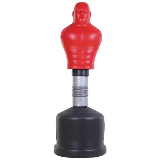"Freestanding punching bag red/black image"