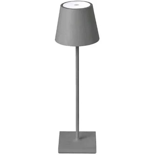 "VT-7703 Table Lamp - 3000K - Dimmable via Touch - Rechargeable - Grey image"