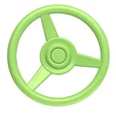 Steering wheel apple green Ø300 mm for play equipment
