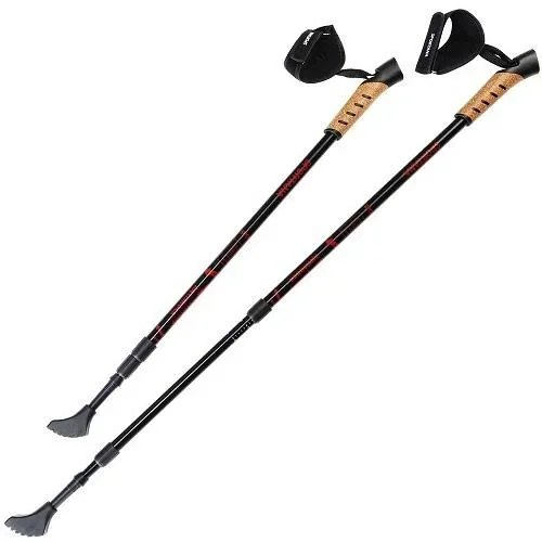 "Sportana Nordic Walking Poles - red image"