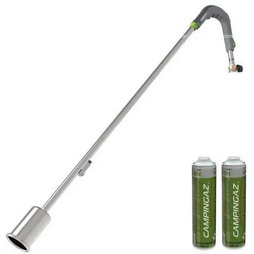 "Campingaz GT3000PZ weed burner with piezo ignition and four additional gas bottles image"