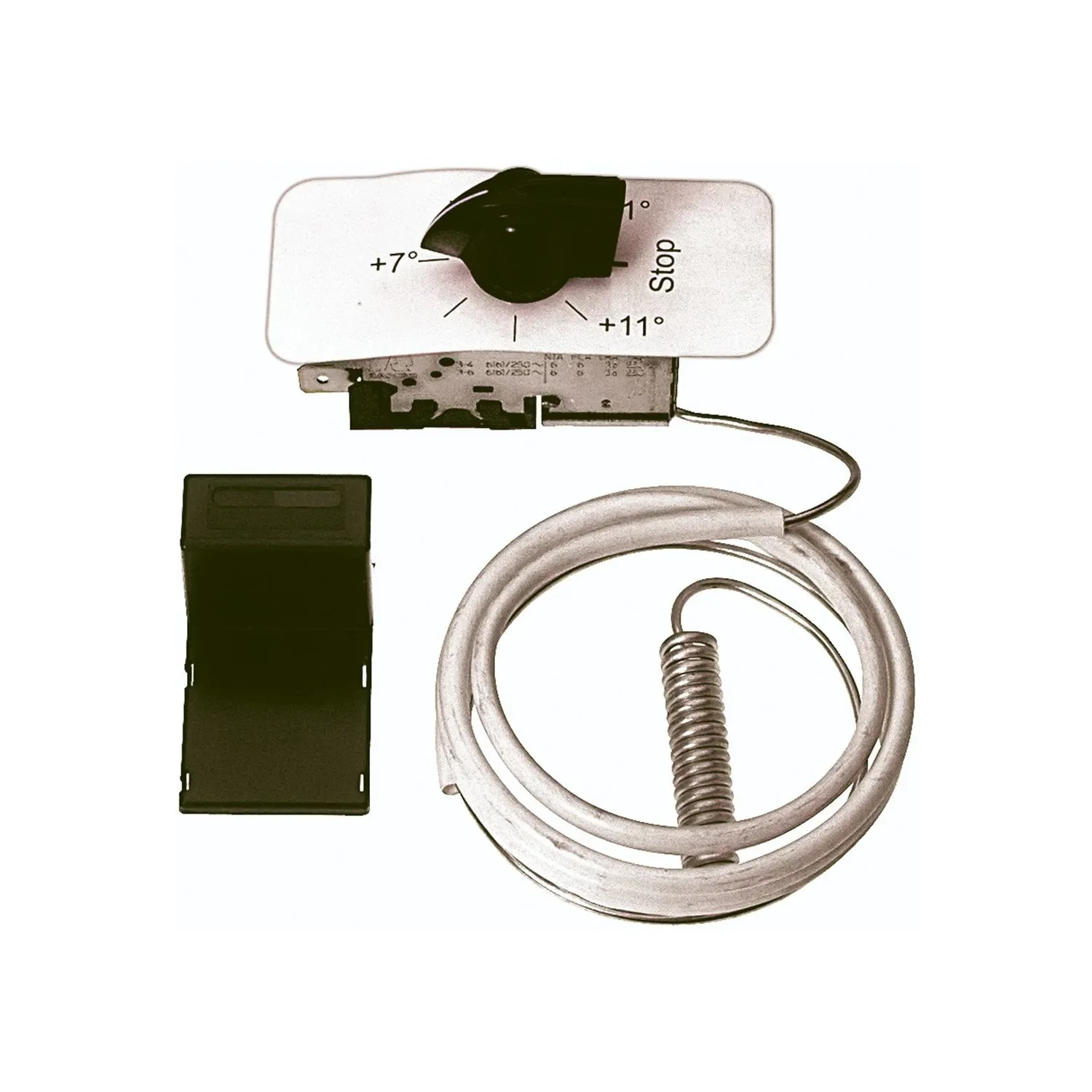 "Termostat, Regulator temperatury, Sterownik temperatury z czujnikiem suchej chłodnicy, od +1°C do +11°C image"