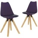 Dining room chairs 2 pieces lilac