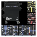 Workshop trolley - 5 drawers, equipped with 9 modules, 140 pieces