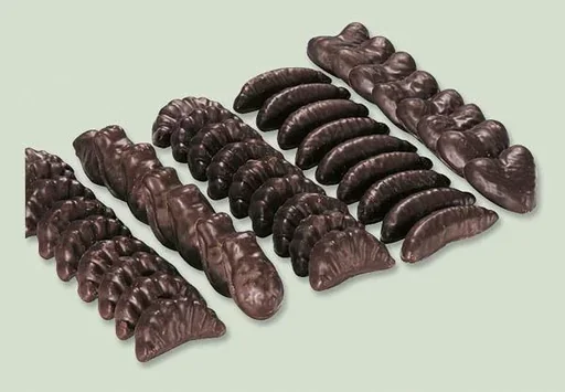 "Chocolate-covered fruit jelly assortment, 1000 g image"