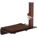 Scratching post for wall mounting