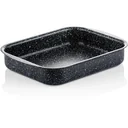 Black Marble SET - Frying pan 28 cm + Casserole dish 25 cm + Frying pan 28 cm - Black