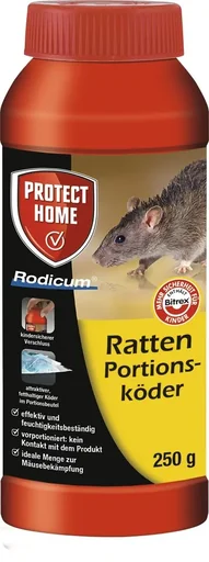 "Ratten Portionsköder Rodicum - 500 g image"