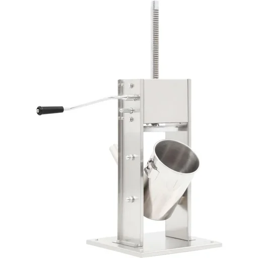 "Sausage filler manual 3 L stainless steel silver-colored image"