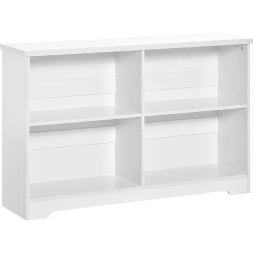 "Bookshelf - White - 118 x 29.5 x 76.5 cm image"